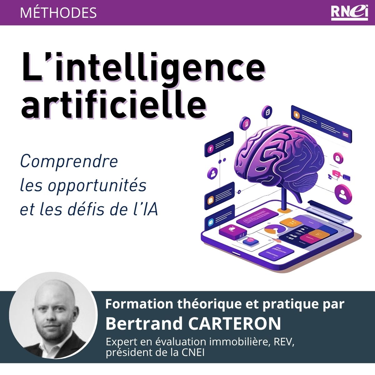 Présentation de l'atelier des Rencontres nationales de l'expertise immobilière 2025 sur l'intelligence artificielle
