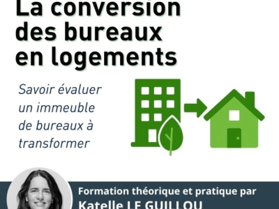 Présentation de l'atelier des Rencontres nationales de l'expertise immobilière 2025 sur la conversion des bureaux en logements